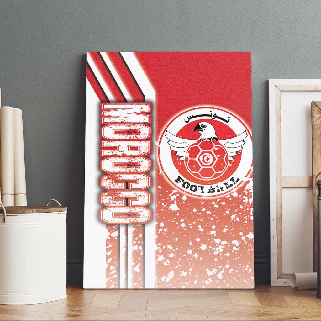 Tunisia Soccer Canvas Wall Art Eagles of Carthage Football - Road To Champion