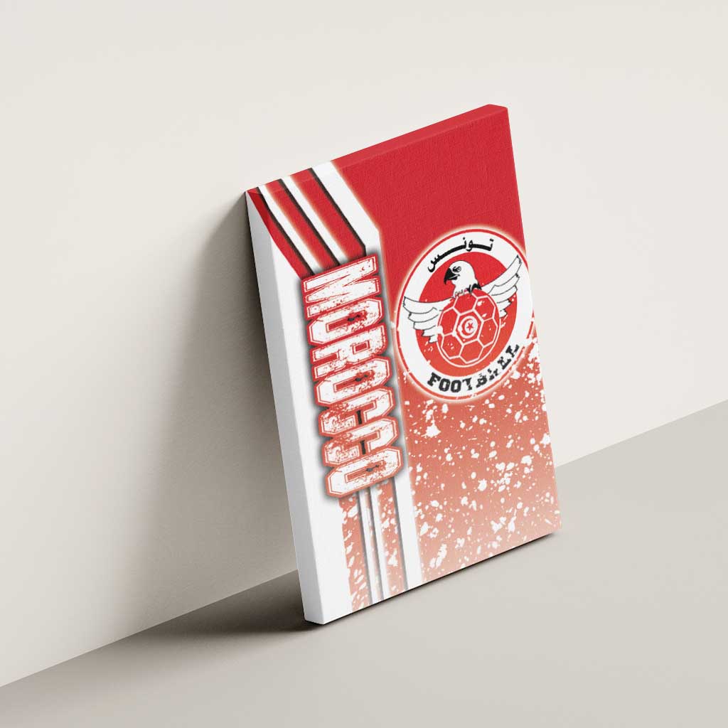 Tunisia Soccer Canvas Wall Art Eagles of Carthage Football - Road To Champion