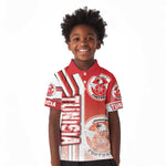 Tunisia Soccer Kid Polo Shirt Eagles of Carthage Football - Road To Champion