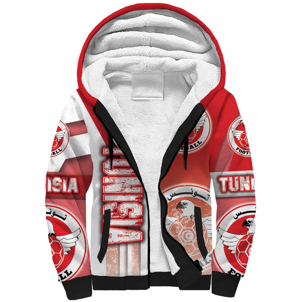 Tunisia Soccer Sherpa Hoodie Eagles of Carthage Football - Road To Champion