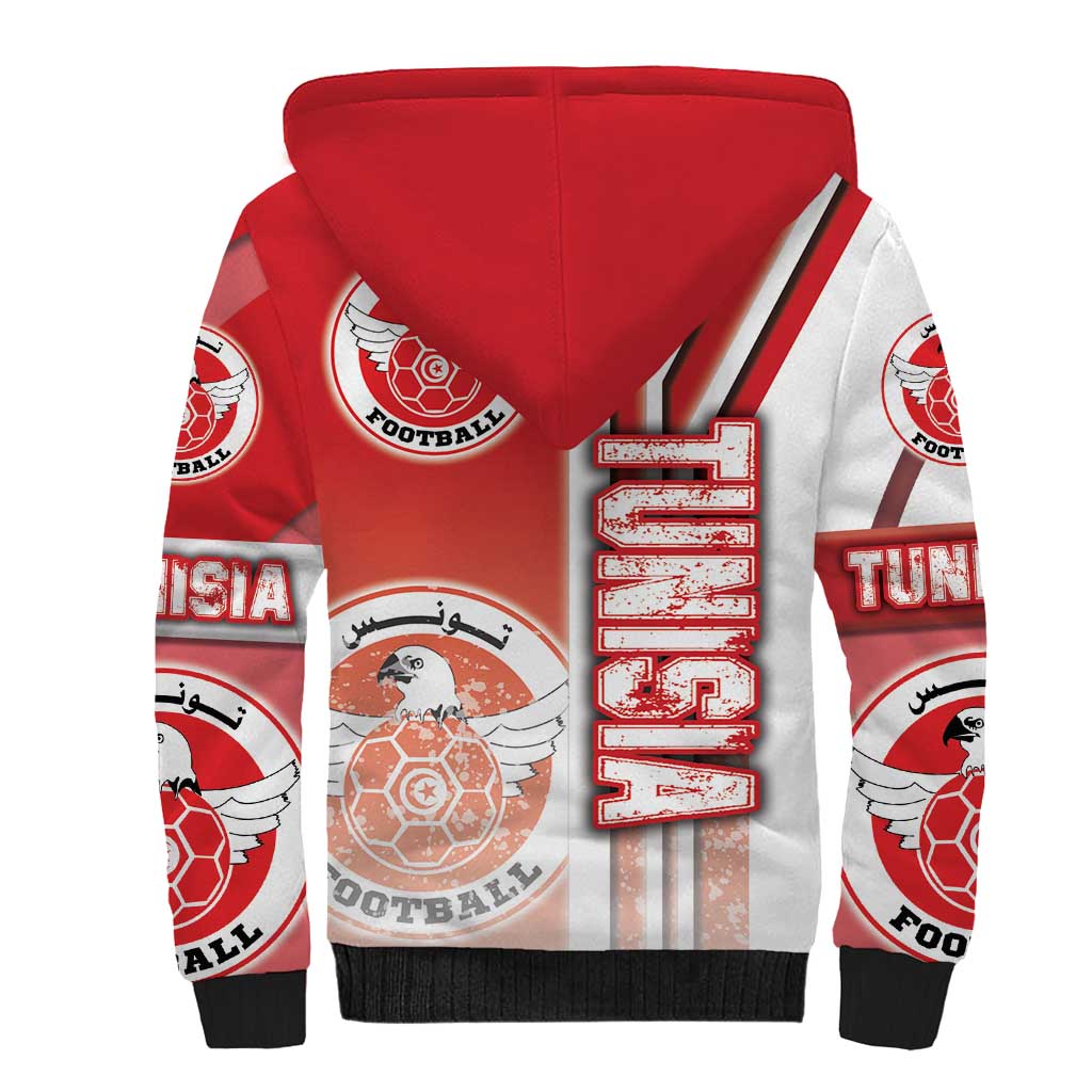 Tunisia Soccer Sherpa Hoodie Eagles of Carthage Football - Road To Champion