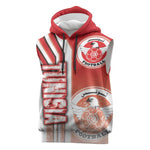 Tunisia Soccer Sleeveless Hoodie Eagles of Carthage Football - Road To Champion - African Pride