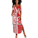 Tunisia Soccer Summer Maxi Dress Eagles of Carthage Football - Road To Champion