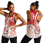 Tunisia Soccer Women Racerback Tank Eagles of Carthage Football - Road To Champion