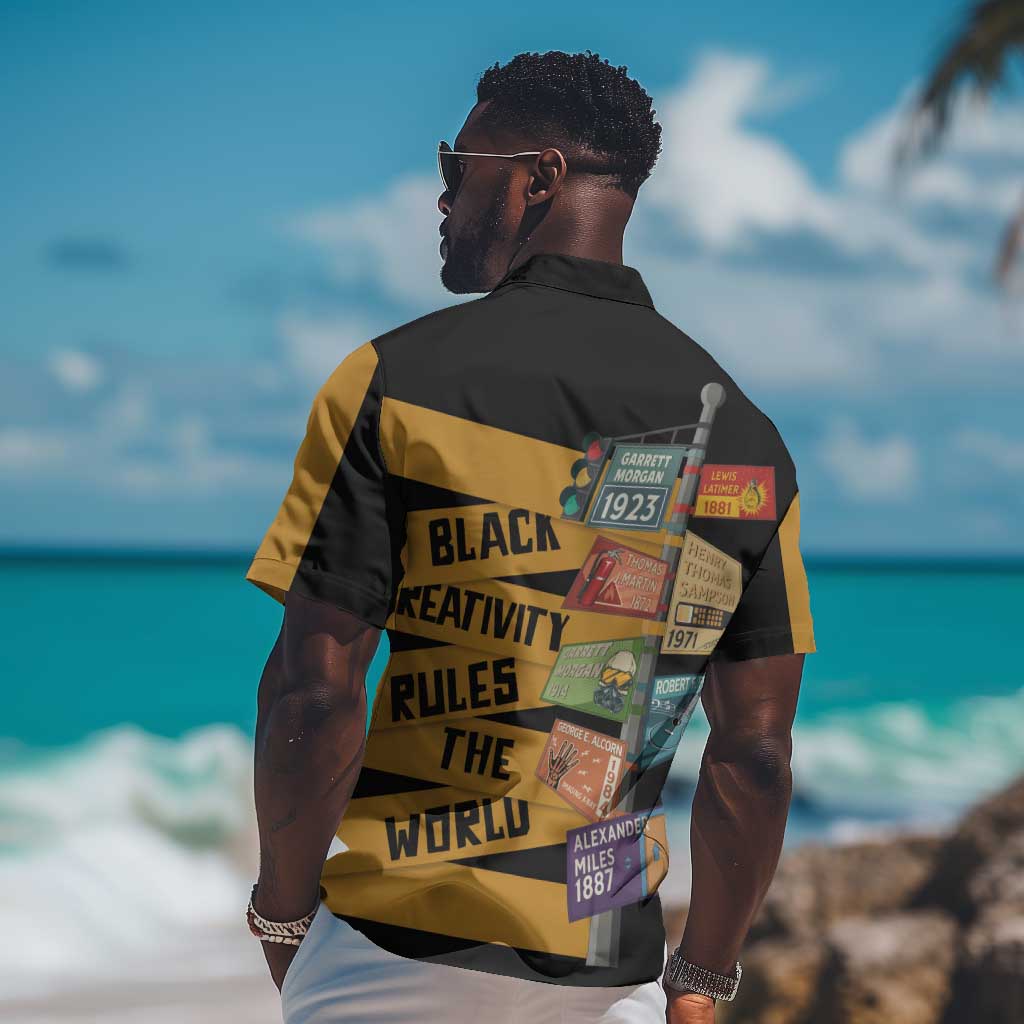 African Creativity Hawaiian Shirt Black Creativity Rules The World