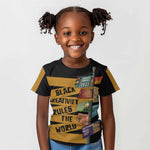 African Creativity Kid T shirt Black Creativity Rules The World