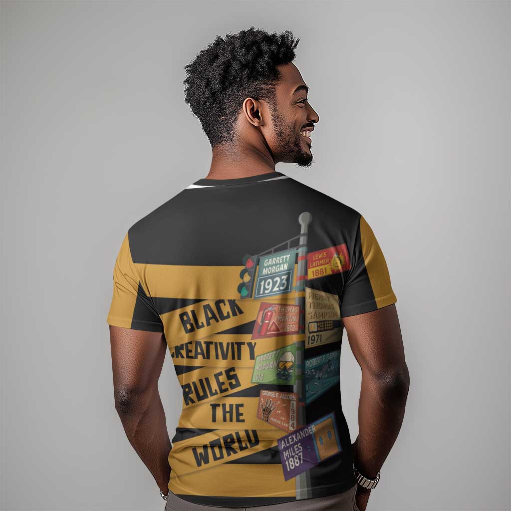 African Creativity T shirt Black Creativity Rules The World