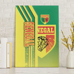 Senegal Soccer Canvas Wall Art Lions of Teranga Football - Road To Champion