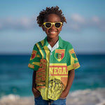 Senegal Soccer Kid Hawaiian Shirt Lions of Teranga Football - Road To Champion
