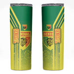 Senegal Soccer Skinny Tumbler Lions of Teranga Football - Road To Champion
