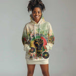 They Want Our Rhythm Not Our Blues Hoodie Dress Afro Pride Music