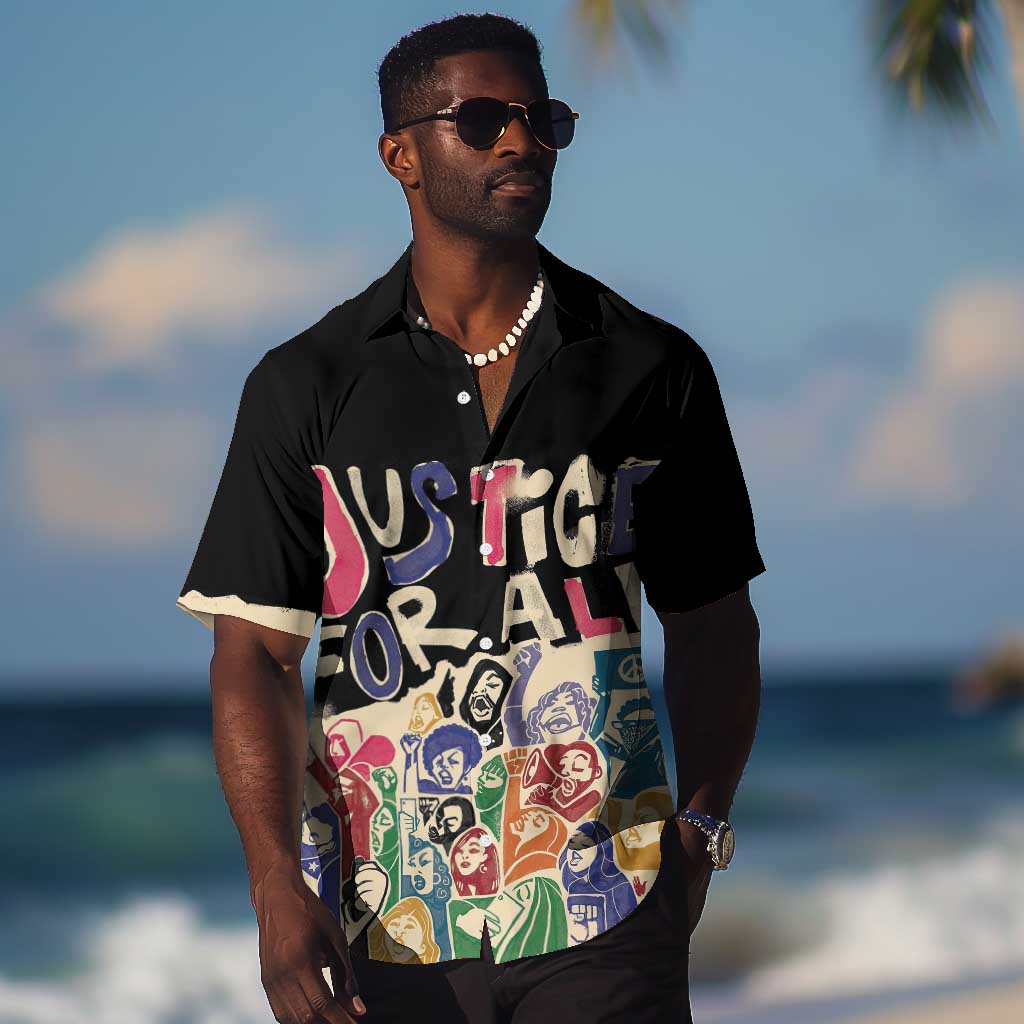 African Stand Firm Hawaiian Shirt Justice For All