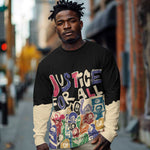 African Stand Firm Long Sleeve Shirt Justice For All