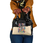 African Stand Firm Shoulder Handbag Justice For All
