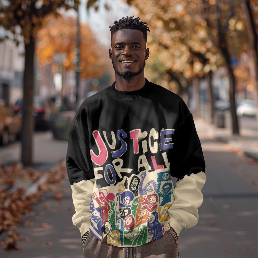 African Stand Firm Sweatshirt Justice For All