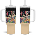 African Stand Firm Tumbler With Handle Justice For All