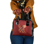 Justice To The People Africa Shoulder Handbag Afro Raised Fist