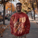 Justice To The People Africa Sweatshirt Afro Raised Fist