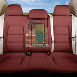 African Map Fingerprint Back Car Seat Cover Being Black Is The Best Part Of My Personality