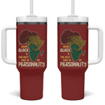 African Map Fingerprint Tumbler With Handle Being Black Is The Best Part Of My Personality