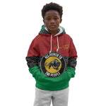 Personalized Pan African Black Panther Kid Hoodie All Power To The People