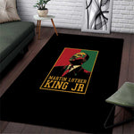 Martin Luther King Jr Area Rug MLK Retro Style