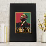 Martin Luther King Jr Canvas Wall Art MLK Retro Style