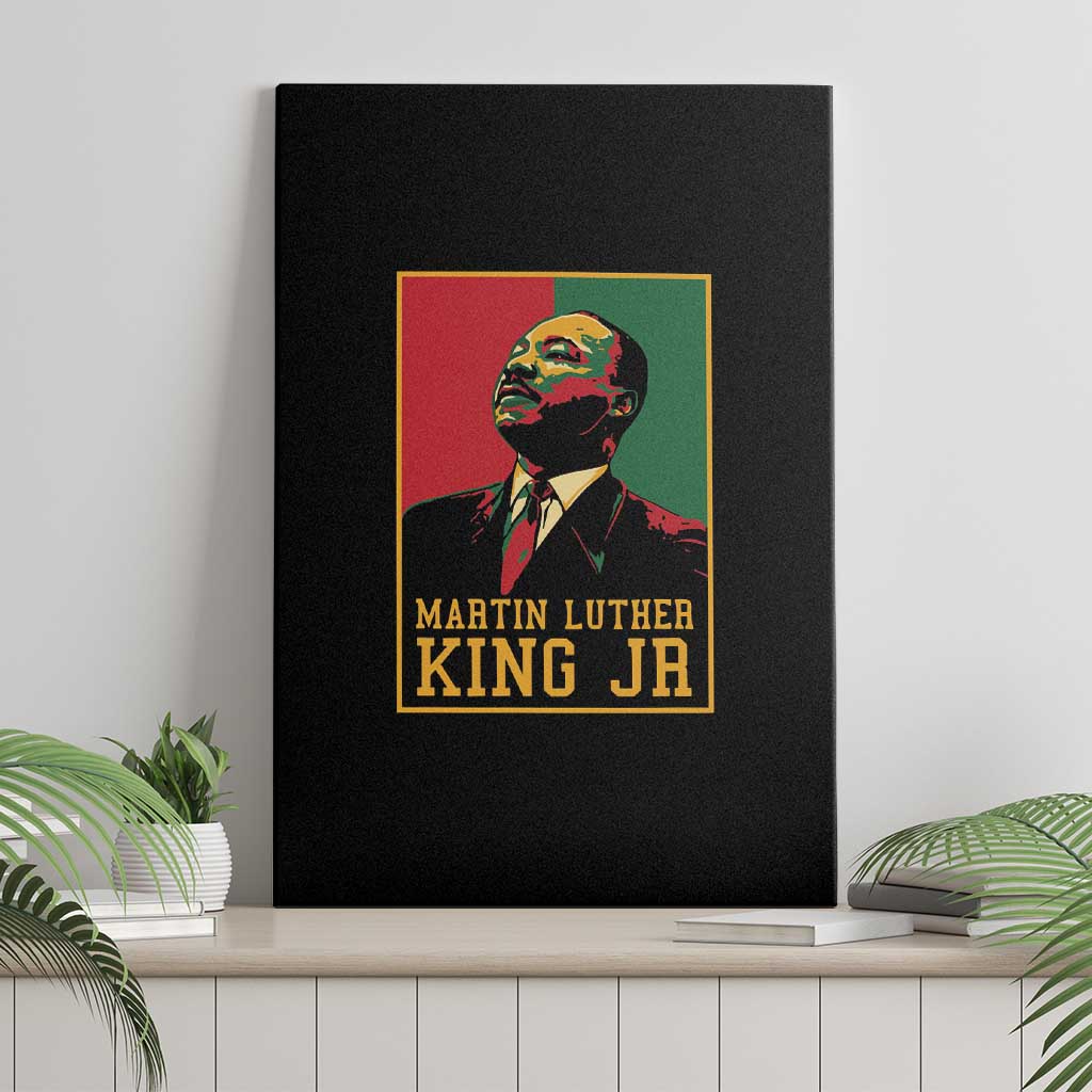 Martin Luther King Jr Canvas Wall Art MLK Retro Style