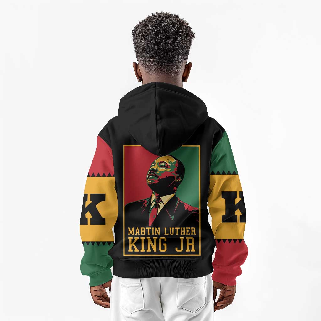 Martin Luther King Jr Kid Hoodie MLK Retro Style