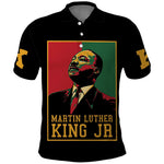 Martin Luther King Jr Polo Shirt MLK Retro Style