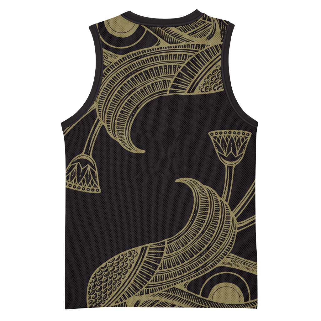 Afro Egypt Basketball Jersey Horus Eyes Egyptian God DT03