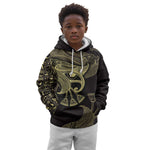 Afro Egypt Kid Hoodie Horus Eyes Egyptian God