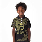 Afro Egypt Kid Polo Shirt Horus Eyes Egyptian God