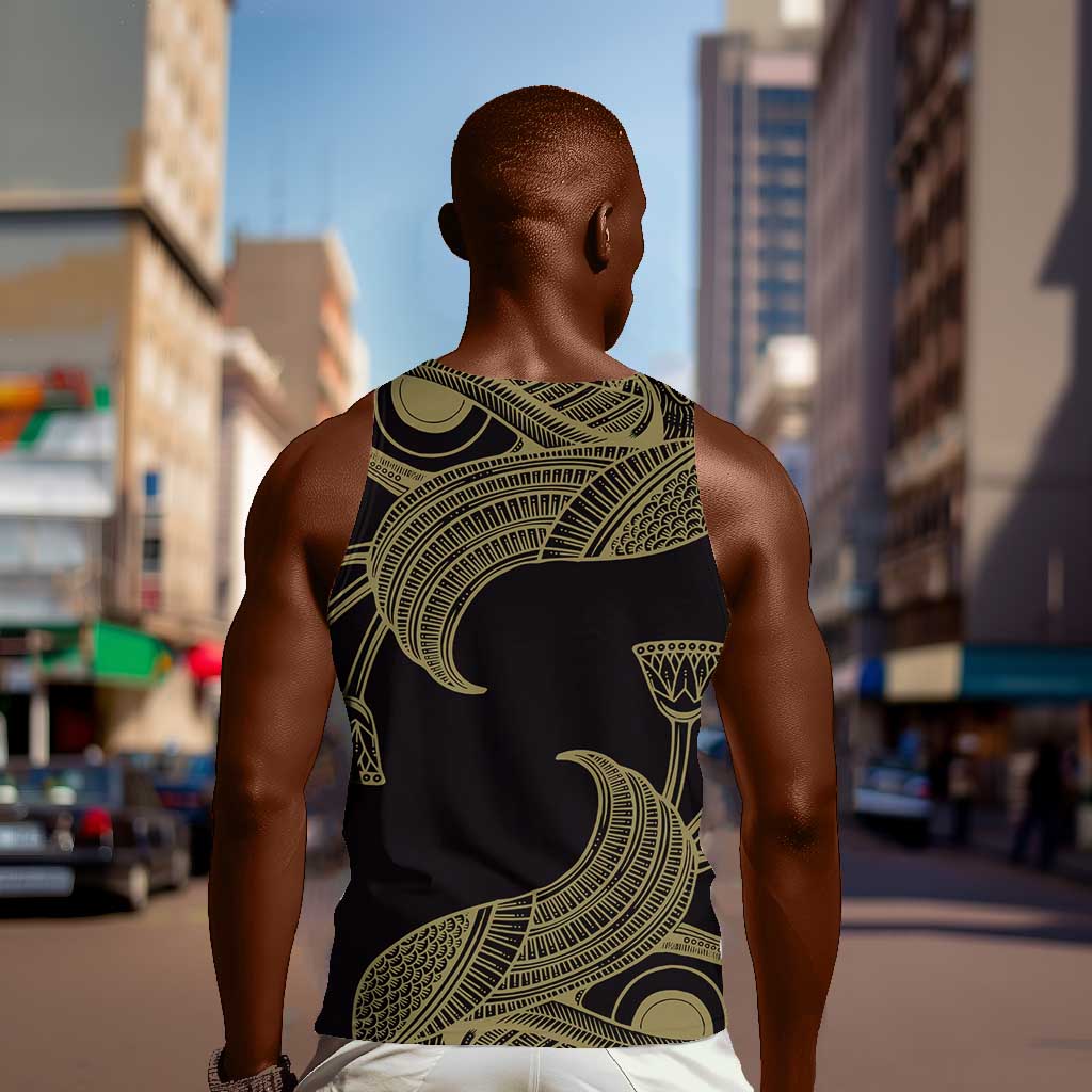 Afro Egypt Men Tank Top Horus Eyes Egyptian God