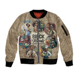Africa Black Invention Sleeve Zip Bomber Jacket The Black Minds Behind Progress
