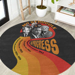 Civil Rights Leaders African American Round Carpet No Struggle No Progress