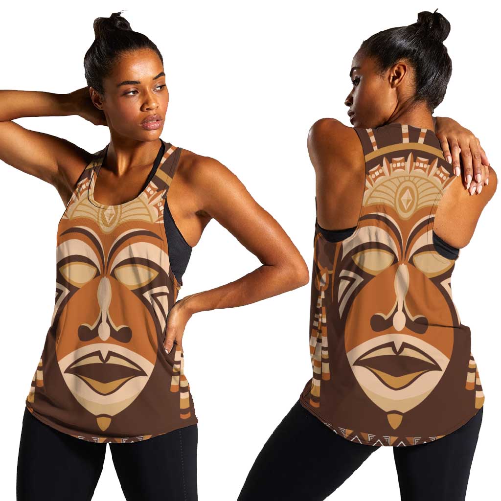 African Mask Printed Mudcloth Garden Flag Afro Bogolan DT03