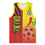 Ghana Soccer Basketball Jersey Black Stars Football - Road To Champion - African Pride