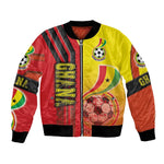 Ghana Soccer Bomber Jacket Black Stars Football - Road To Champion