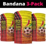 Ghana Soccer Neck Gaiter Black Stars Football - Road To Champion DT03