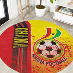 Ghana Soccer Round Carpet Black Stars Football - Road To Champion