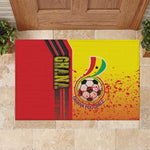 Ghana Soccer Rubber Doormat Black Stars Football - Road To Champion