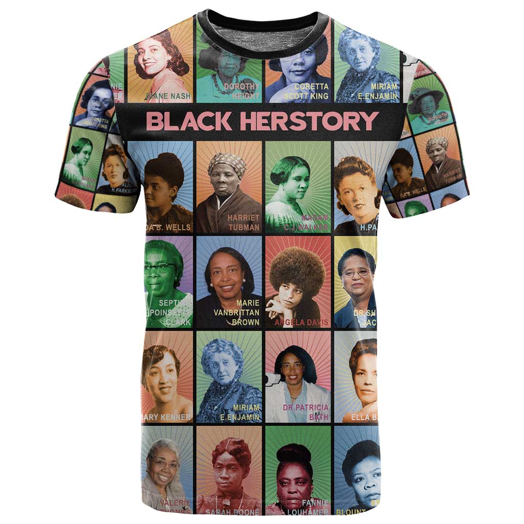 Afro Black Herstory T shirt African Women History