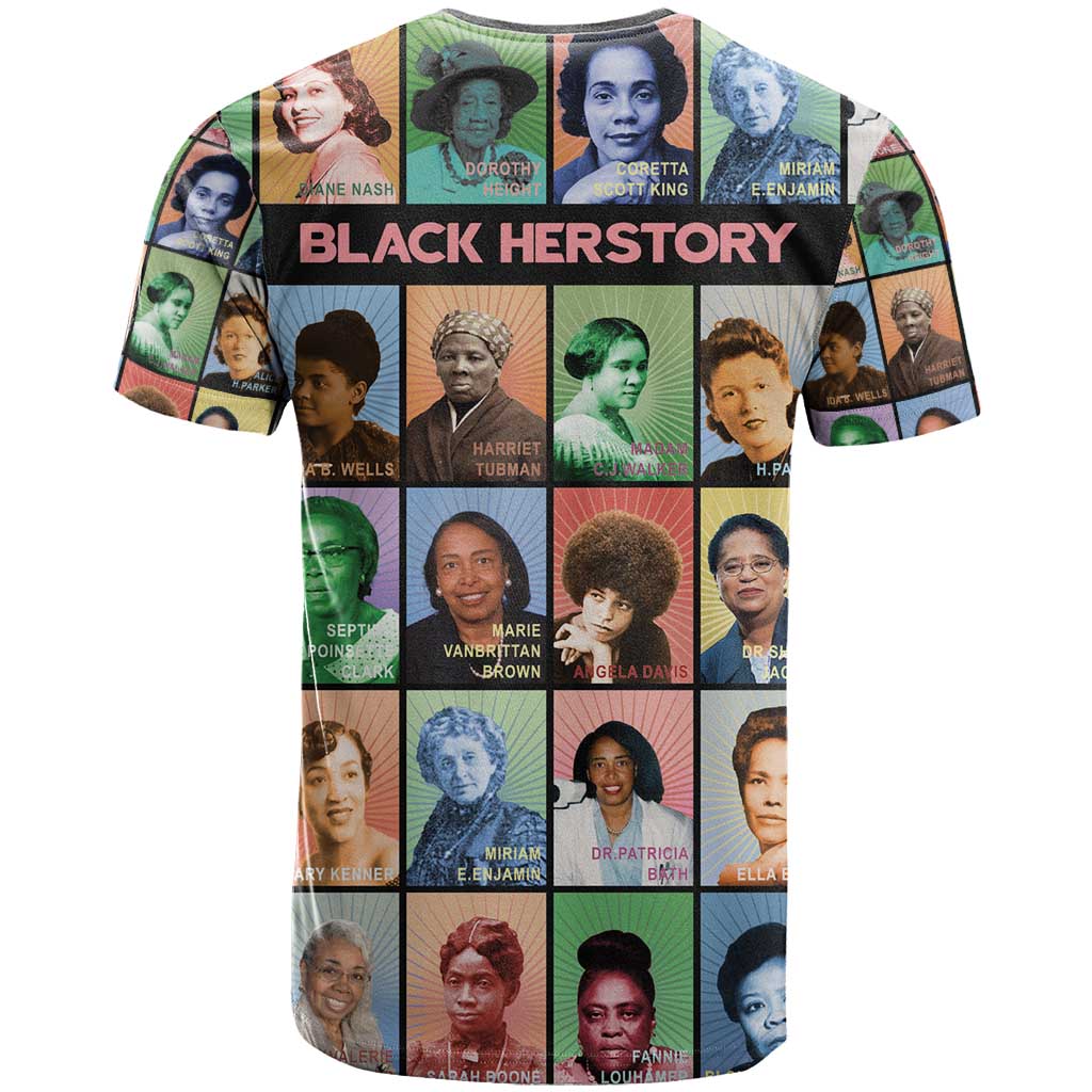 Afro Black Herstory T shirt African Women History
