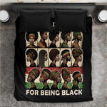 Never Apologize for Being Black Bedding Set African Pride