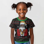 Santa Claus African Christmas Kid T shirt Traditional Costume