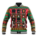Black Nutcrackers Baseball Jacket Afro Christmas