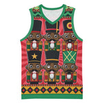 Black Nutcrackers Basketball Jersey Afro Christmas - African Pride