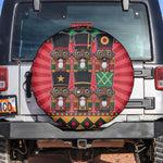 Black Nutcrackers Spare Tire Cover Afro Christmas