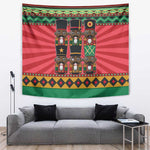 Black Nutcrackers Tapestry Afro Christmas